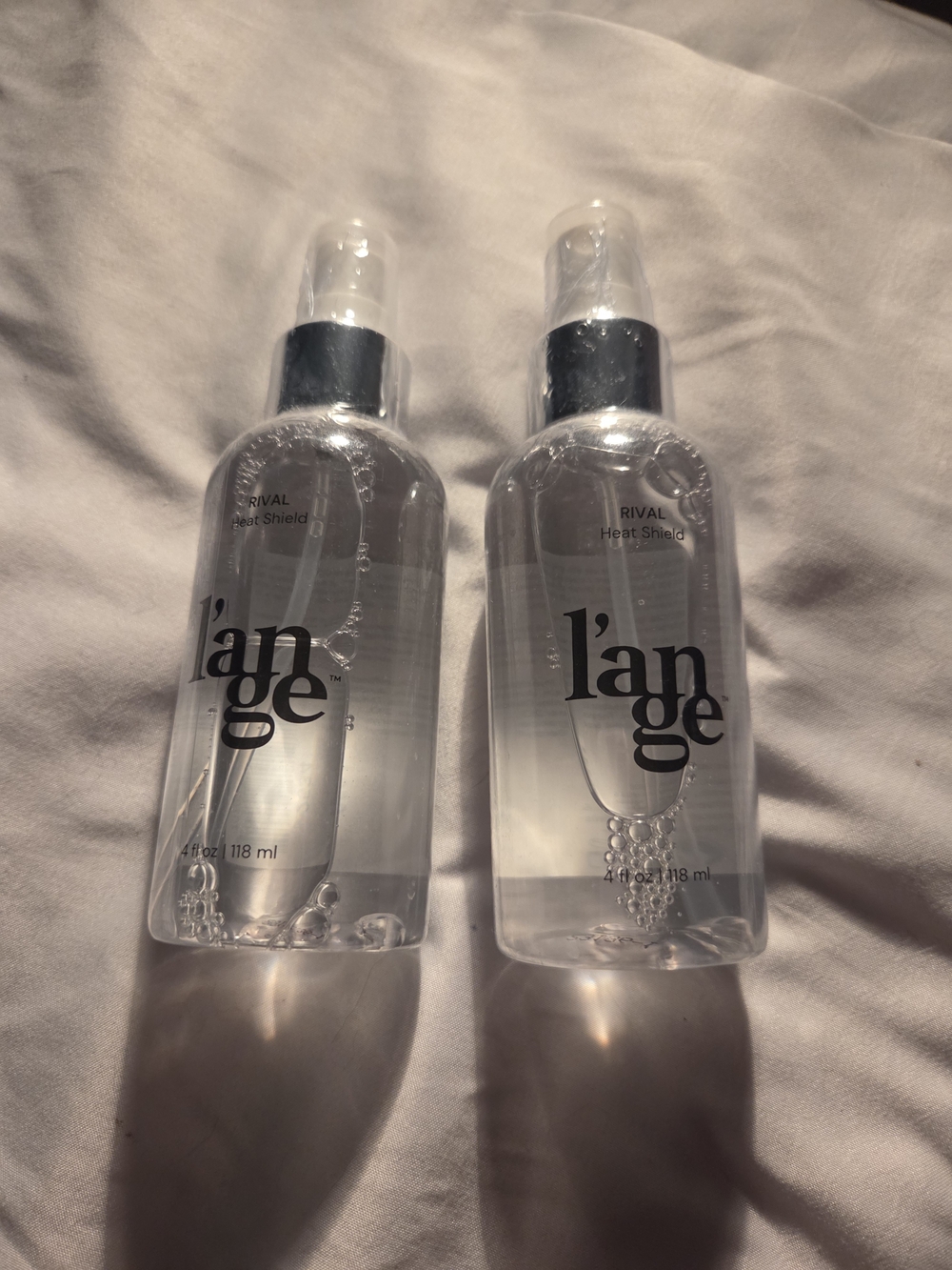 Lange Clear Heat Shield Spray - 2 Pack